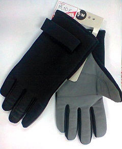 Gants noir gris s m 1